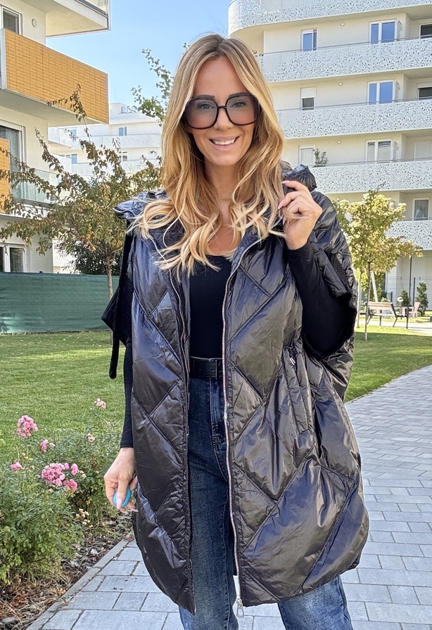 Biggy mellény fekete – Innova Fashion